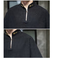 Load image into Gallery viewer, [PINZHI Series] ★China style tops★ Men's 3color T-shirt, large size, navy, black, beige
