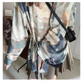 Load image into Gallery viewer, [Hanazono store series]★Shirt★ Tops Oil painting style Retro Unique design Cute Loose fashion Commuting Date
