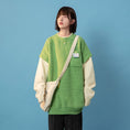 Load image into Gallery viewer, [Fujiiman Series]★Sweater★ 4color fake layered tops unisex men's color scheme cute
