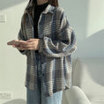 Load image into Gallery viewer, [YYCL Series]★Shirt★ 6color Tops Ladies Check Pattern Fashion Easy to Match Long Sleeve
