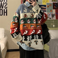 Load image into Gallery viewer, [HeyHenry Series]★Sweater★ 2color Christmas New Year Red Green Blue Deer Pattern Autumn/Winter Men's Couple Clothes Unisex
