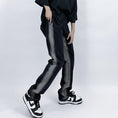 Load image into Gallery viewer, [MGJM Series]★Denim pants★ Bottoms, pants, unisex, men's, retro, easy to match, slimming, black
