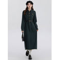 Load image into Gallery viewer, [Minami no Mori Series] ★Dress★ Denim dress with belt, retro, slimming, easy to match SML
