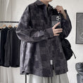 Load image into Gallery viewer, [BIGEMAN Series]★Shirt★ Outerwear 2color Unisex Men's Large Size Plaid Pattern Retro
