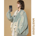 Load image into Gallery viewer, [FKZ Series]★Jacket★ 3color outerwear unisex men's stadium jacket black wine red green
