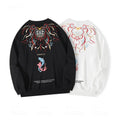 Load image into Gallery viewer, [JPYZ Series]★China Style Tops★ 2color Embroidery Unisex Men's Black White Carp Casual
