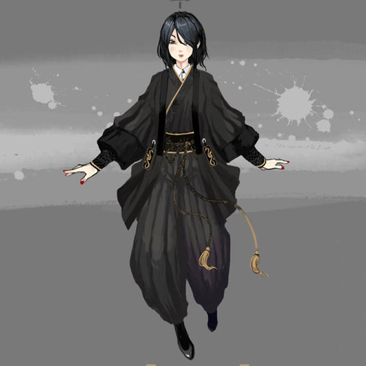 [Ancient monster house---Sankai-Ryoryu series]★China-style setup Single item order★ Outerwear or pants Culotte skirt Original