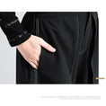 Load image into Gallery viewer, [OMG series] ★Wide pants ★Casual pants Gaucho pants Gaucho black black SML XL
