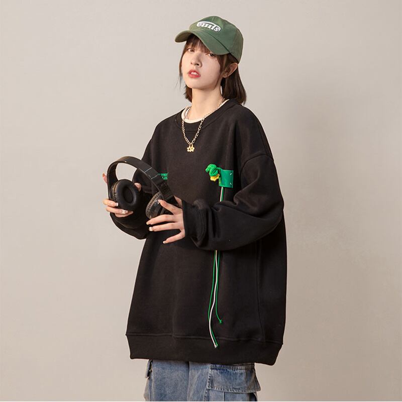 [Fujiiman Series] ★Tops★ 3color Unisex Men's Green Black Beige Green Black SML XL