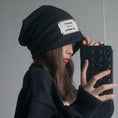 Load image into Gallery viewer, [Miyakoya Series] ★Hat★ Cap Great for making your face look smaller! Accessories Unisex Stylish Trendy Black Fashion
