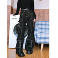 Load image into Gallery viewer, [Old Monster --- Rebellion Rated Series] ★Casual Pants★ Bottoms Trousers Black Unique Easy to match
