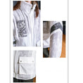 Load image into Gallery viewer, [Kokaisha---Shinkyo Series] ★China style coat★ Cotton coat Winter coat Black Black White
