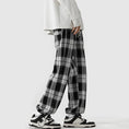 Load image into Gallery viewer, [GUIXIE Series] ★Casual Pants★ 2color Bottoms Trousers Unisex Men's Plaid Pattern Large Size Easy to Match
