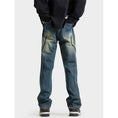 Load image into Gallery viewer, [BIGEMAN series] ★Denim pants★ Bottoms pants men's large size gradation blue blue
