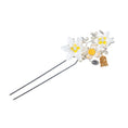 Load image into Gallery viewer, [Ome Anka Series] ★Hair Ornament Hairpin★ Chinese Style Accessories Fireworks Festival Festival Handmade Good Temperament Daffodil
