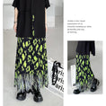 Load image into Gallery viewer, [YIDAO Series]★Skirt★ Bottoms Fringe Green Green Slimming Fashion Easy to match
