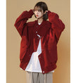 Load image into Gallery viewer, [FKZ Series]★Jacket★ 3color outerwear unisex men's stadium jacket black wine red green
