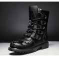 Load image into Gallery viewer, [Shiodong Series] ★Boots★ Martin Shoes Fashion Men's Size 39-46 Thick Black Easy to match
