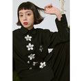 Load image into Gallery viewer, [Yangji Great Dream Series]★Shirt★ Tops Embroidery Original Retro Temperament Enhancement Long Sleeve Shirt Black Black
