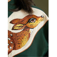 Load image into Gallery viewer, [Camoooni Water Series]★Shirt★ 2color Tops Fashion Embroidery Deer Green Black Cotton
