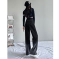 Load image into Gallery viewer, [YOUYAGE Series] ★Denim Pants★ Bottoms Trousers Casual Gradient Ladies Black Black
