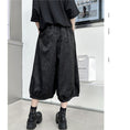 Load image into Gallery viewer, [YIDAO Series] ★China style trousers★ Daily wear, Chinese clothes, black, easy to match, nine-quarter length, summer clothes, loose-fitting
