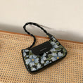 Load image into Gallery viewer, [HOTKISS Series] ★Bag★ Oil painting style floral pattern cute date commuting OL office switching black black
