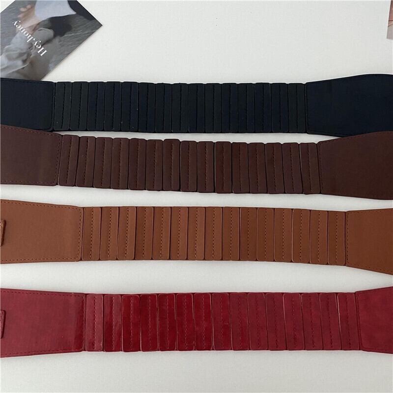 [Yuwei Series]★Belt★ 4color Accessories Small items Easy to match Retro Black Orange Red Brown