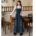 Load image into Gallery viewer, [KEKE series]★Hanging dress★Denim dress Spring clothes Ladies fashion Slimming SML
