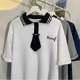 Load image into Gallery viewer, [Fujiiman Series]★Polo shirt★ 3color tops Unisex Men's Navy White Gray ML XL 2XL
