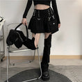 Load image into Gallery viewer, [Style Series] ★Skirt + Pants Tube★ Bottoms Unique Black Black Fashion Slimming SML XL
