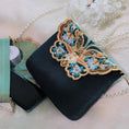 Load image into Gallery viewer, [Shimizu Kei Series]★China style bag★ 4color chain shoulder blue green cute embroidery original easy to match
