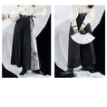 Load image into Gallery viewer, [Kyodo Series]★China style pants★Bottoms Embroidery Unisex Black Easy to match Switchable
