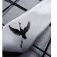 Load image into Gallery viewer, [Kuratakakoya Series] ★Tie★ 2color Black or Silver Crane Easy to match Accessories Casual
