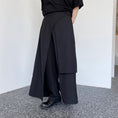 Load image into Gallery viewer, [Illustrated series] ★Butt hook★ Skirt bottoms Unisex Men's Plain Black Easy to match
