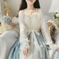 Load image into Gallery viewer, [LAOPAO Princess Series] ★Chinese style dress★ Hanfu dress Switching Princess Daughter White White
