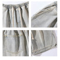 Load image into Gallery viewer, [BIGEMAN Series]★Denim shorts★ 2color bottoms short length pants unisex men's large size denim pants
