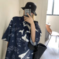 Load image into Gallery viewer, [ZENGDASHEN Series]★Shirt★ Tops 2color Unisex Men's Animal Pattern Shark Sea White Blue
