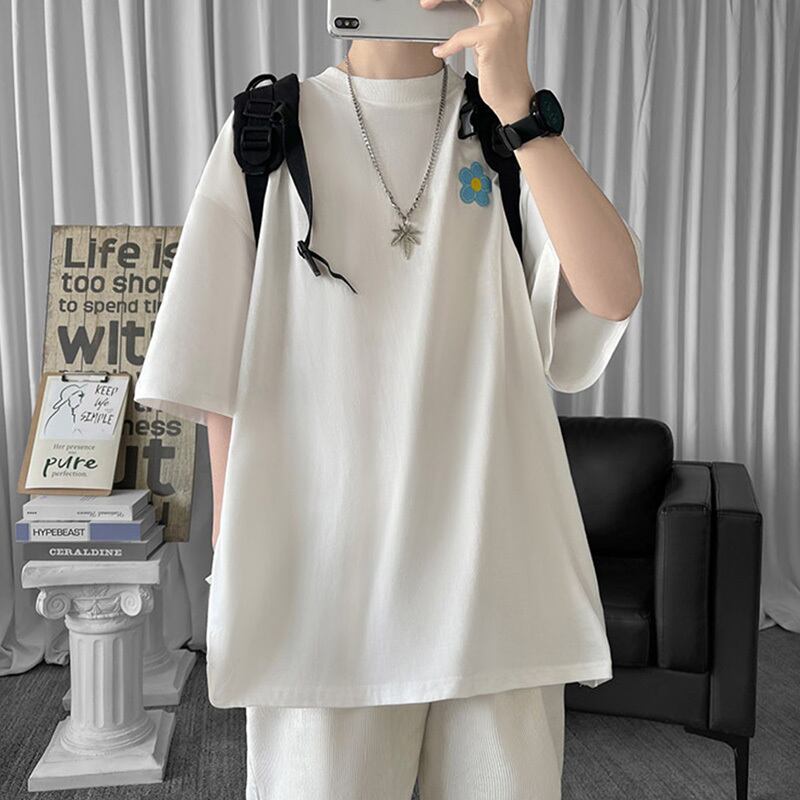 [XUSHANG Series]★T-shirt★ Tops 3color Unisex Men's Large Size Cool Summer Clothes Thin