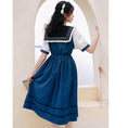 Load image into Gallery viewer, [Jinkyoku Series] ★One Piece★ Sailor Uniform Short Sleeve Cute Ladies Date Photo Shoot Summer Clothes Lolita
