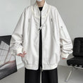 Load image into Gallery viewer, [YOULIN Series]★Jacket★ 3color PU Unisex Men's Large Size Cool Black Beige Dark Brown
