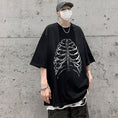 Gallery viewerに画像を読み込む, 【KCSJシリーズ】★半袖Tシャツ★ レトロ風 5color トップス Tシャツ 男女兼用 メンズ 大きいサイズ 髑髏 ドクロ
