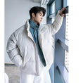 Load image into Gallery viewer, [CHICERRO series] ★Coat with cotton insert★ 2color fake layered winter coat outerwear thick unisex men's cool
