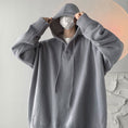 Load image into Gallery viewer, [Emeisa Series]★Sweater★ 2color Knit Tops Parka Unisex Men's Simple Gray Black
