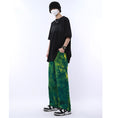 Load image into Gallery viewer, [MGJM Series] ★Casual Pants★ Bottoms Trousers Oil Painting Style Unisex Men's ML XL Elastic Waist Green Green
