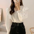 Load image into Gallery viewer, [LIANGLIANG Series]★Shirt★ 2color Tops Long Sleeve Shirt Simple Temperament Enhancement Black White
