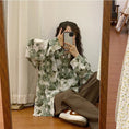 Load image into Gallery viewer, [YOUZI Series] ★Floral Pattern Shirt★ Tops, Oil Painting Style, Long Sleeve Shirt, Loose, Retro, Commuting, Date, Spring Clothes, Summer Clothes, Thin
