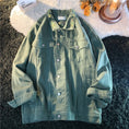 Load image into Gallery viewer, [CHAOMEICHEN Series]★Jacket★ Embroidery 3color Outerwear Unisex Men's Denim Jacket Jeans
