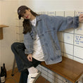 Load image into Gallery viewer, [KEKELI Series]★Denim Jacket★ Outerwear Jean Jean Asymmetrical Autumn Coordination Stylish Slimming Easy to match
