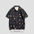 Load image into Gallery viewer, [WH Sensei Series] ★Floral Pattern Shirt★ 2color Tops Unisex Men's Aloha Shirt Summer Clothes Hawaii Beige Black
